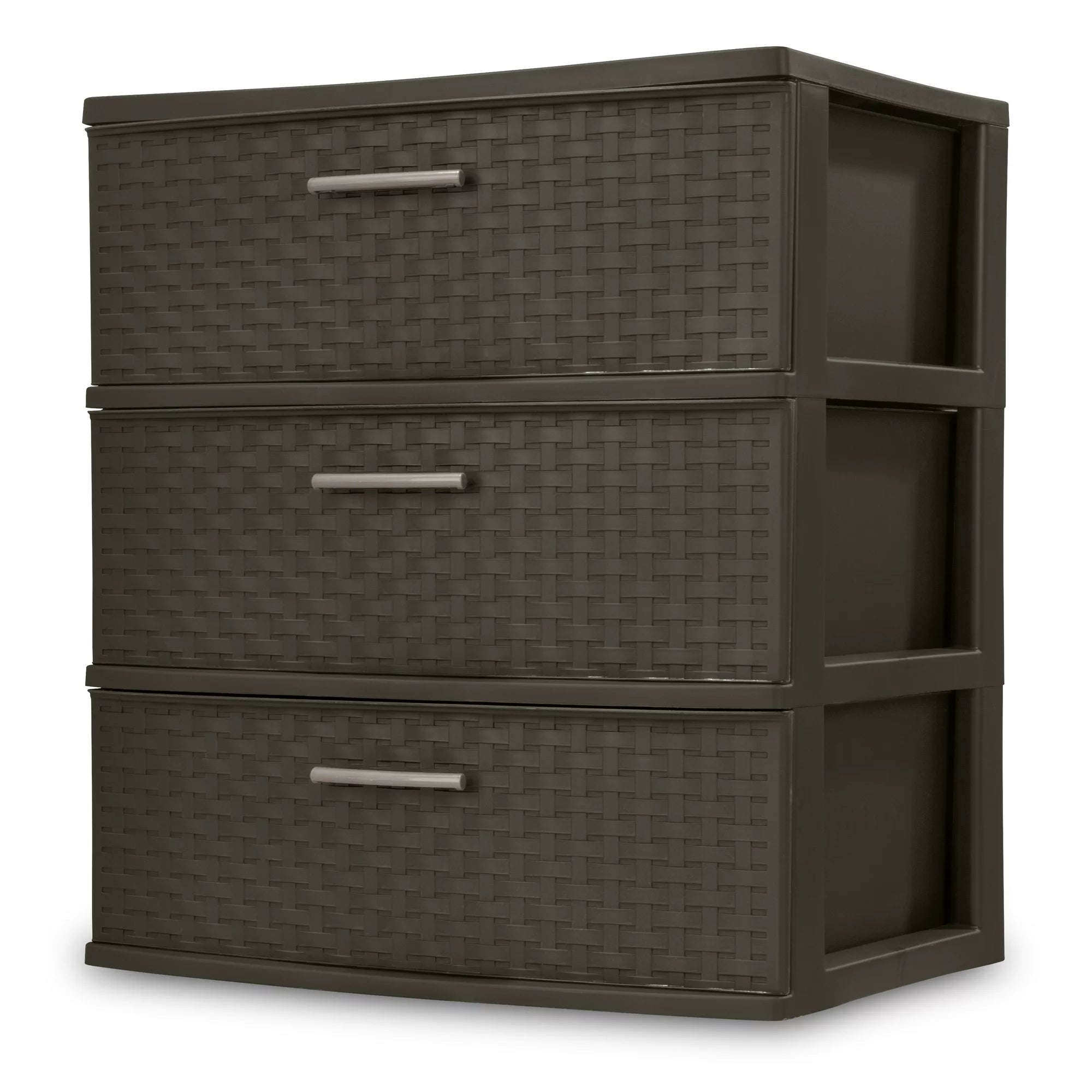 Drawer Wide Weave Tower Espresso